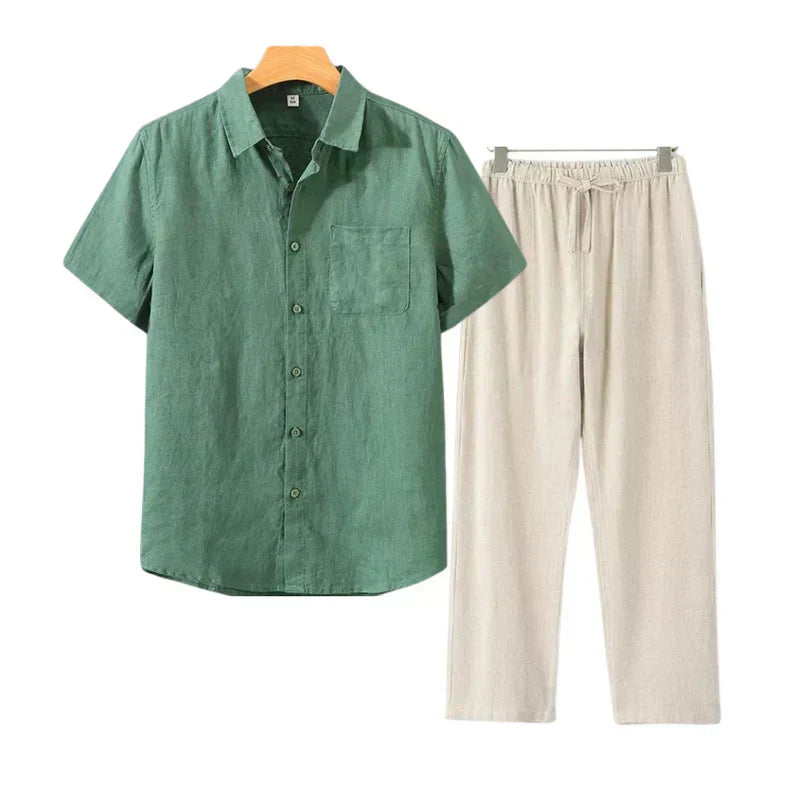 Old Money Linen Combo (Shortsleeve)